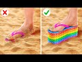 WOW! POP IT HACKS || Rainbow Challenges and Hacks! Colorful DIY’s And Crafts by 123 GO! FOOD