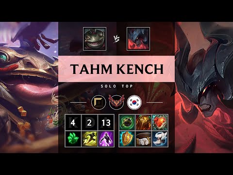Tahm Kench Top vs Aatrox - KR Grandmaster Patch 25.19