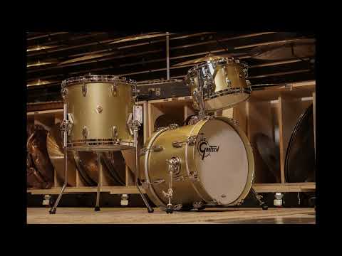 Gretsch 12/14/16" USA Custom Drum Set - Gold Mist image 16