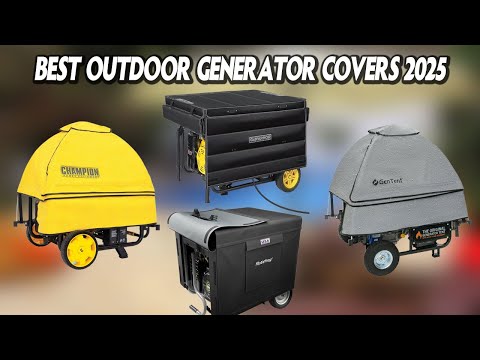Generator Cover for Outside,Portable Generator Cover Waterproof,Generator Rain Cover While Running,Universal Generator Covers for Outside,Fits Most Generators,32 x 24 x 24Inch video review thumbnail