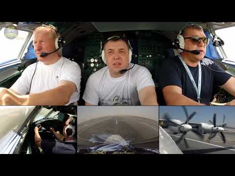 REAL Men at Work:  World's largest Turboprop An-22 lifted up by pure muscles!!! [AirClips]