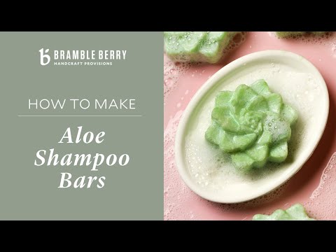 How to Make Aloe Shampoo Bars - Eco-Friendly Hair Care...