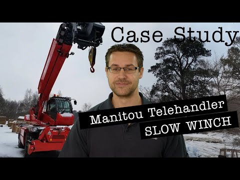 Case Study | Manitou Telehandler Winch SLOW? Hydraulic Flow Diagnosis