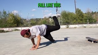 HOW TO CORRECTLY FALL IN SKATEBOARDING