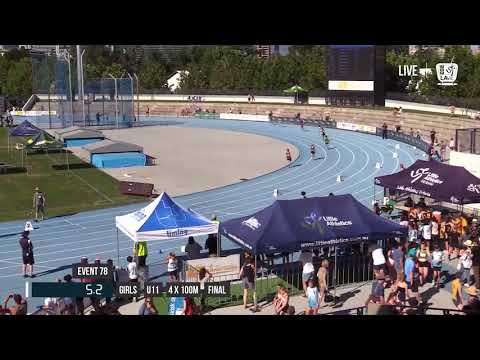 BOYS U11 4X100M FINAL - 2017 SUBWAY STATE RELAY CHAMPIONSHIPS // LAVicTV