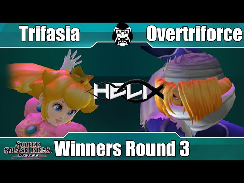 HELIX - Trifasia (Peach) Vs. Overtriforce (Sheik) - Winners Round 3 - Melee