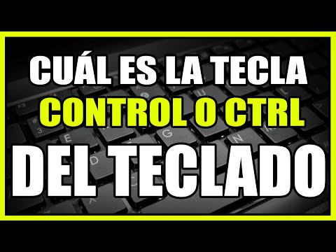 CUÁL ES LA TECLA CONTROL O CTRL DEL TECLADO DEL LAPTOP