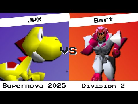 JPX (Yoshi) vs Bert (Falcon) - Supernova 2025 D2 - SSB64