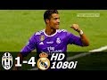 Juventus vs Real Madrid 1 4   UHD 4k UCL Final 2017   Full Highlights English Commentary