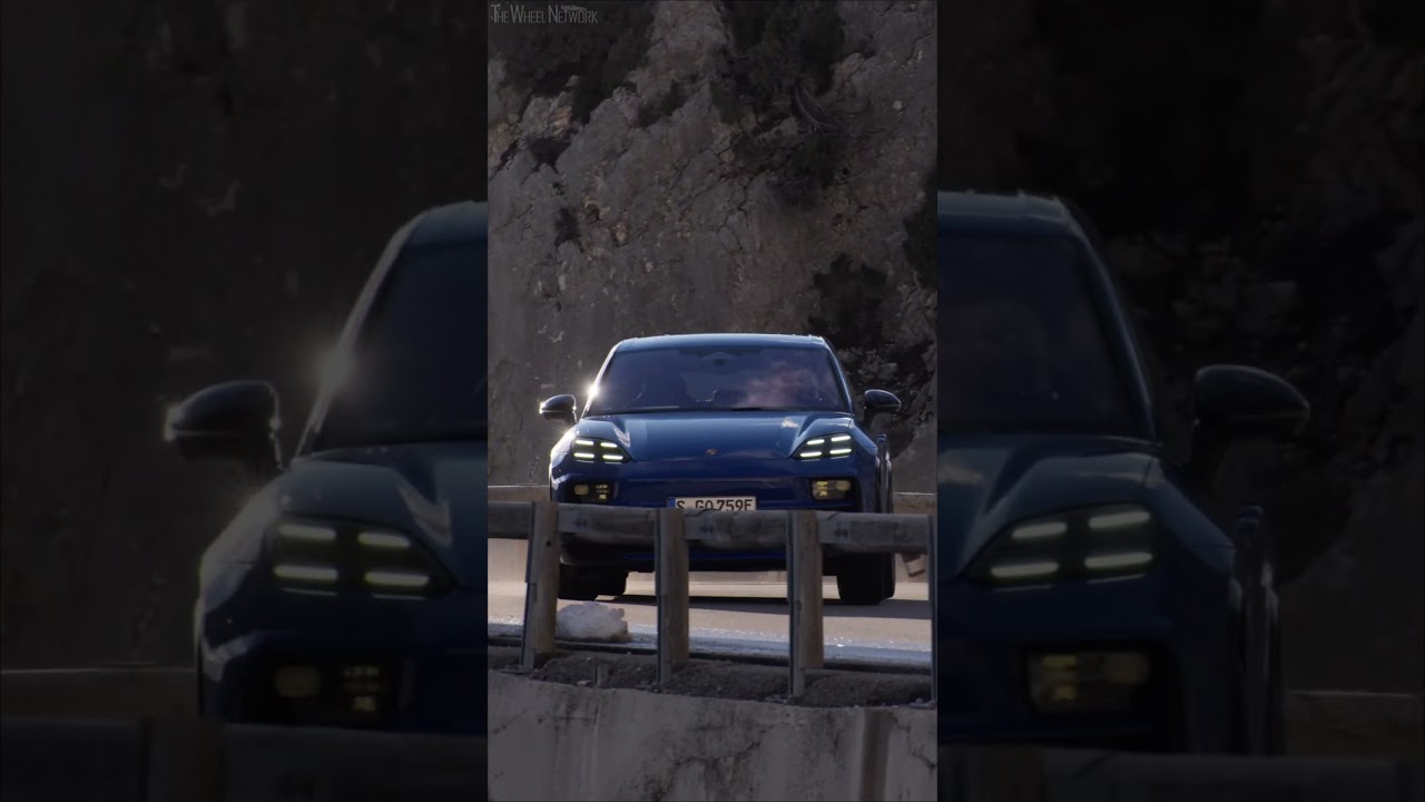 2026 Porsche Macan GTS EV – Lugano Blue #porsche #automobile #ev #nice #france