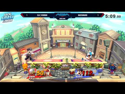 MSM 165 - CLG | VoiDBuu (Sheik) Vs. MastaMario (Mario) Losers Semis - Smash 4