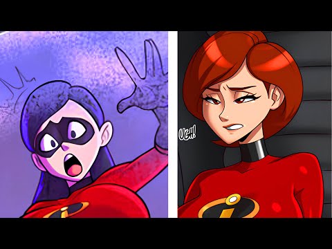 Violet and Helen Parr Took on a Joint Mission ӏ The Incredibles comic dub