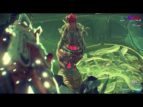 Chroma + Ignish Vs. LVL 100 Lephantis Warframe BOSS fight