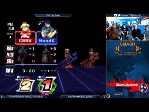 STS8 - CrowTRobot+TolkusChampion (red) vs Repiteo+Hoboz (blue) - Project M Doubles