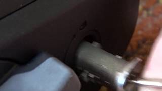 Remove Thule 598/591 lock without master key