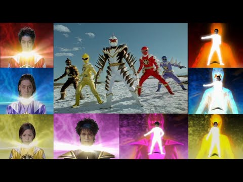 Bakuryuu Sentai Abaranger All Henshin and Roll Call Episode 26 - 50