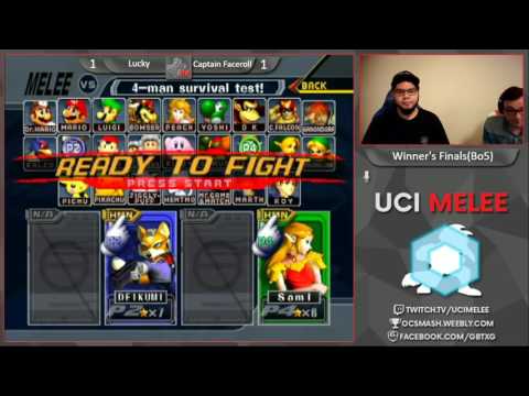 UCI Biweekly 29 -Winner's Finals- Selfless | Lucky (fox) vs CaptainFaceroll(sheik)