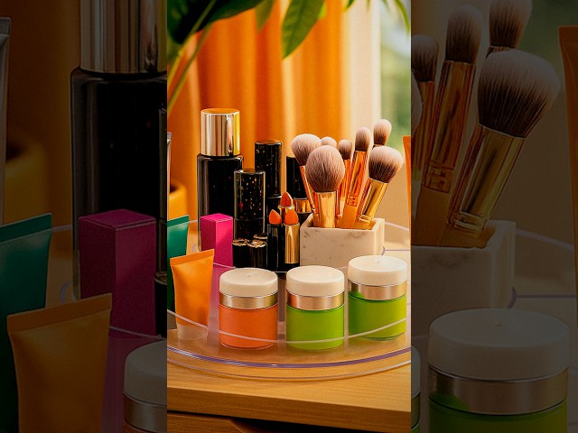 Video ORGANIZADOR DE COSMÉTICOS ACRÍLICO TRANSPARENTE GIRATÓRIO 360°