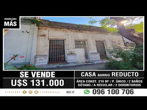 Video de YouTube - Casa Venta Reducto Montevideo iMas.uy R *
