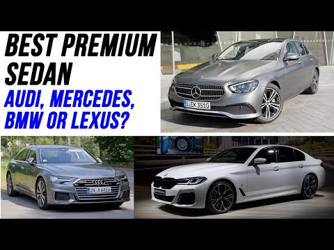 Mercedes E-Class vs BMW 5-Series vs Audi A6 vs Lexus ES best premium sedan comparison