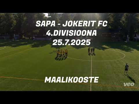 Maalikooste: SAPA - Jokerit FC, 25.7.2025
