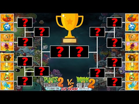 Tournament 8 Best Plant CHINA vs INTERNATIONAL - Who Will Win? - PvZ 2 Plant Vs Plant