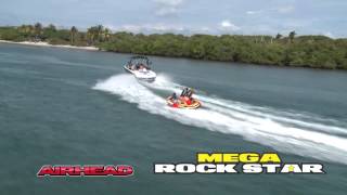 Airhead Watersport Mega Rock Star - Add 2 More Riders On The Center "Hump"