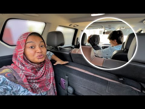 SPYING on HUSBAND & Hiding in SUHAIL’s CAR..😨