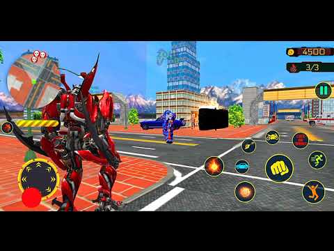 Decepticon Transformers Flying Car Helicopter Robot Transform Game 2021 - Android Gameplay