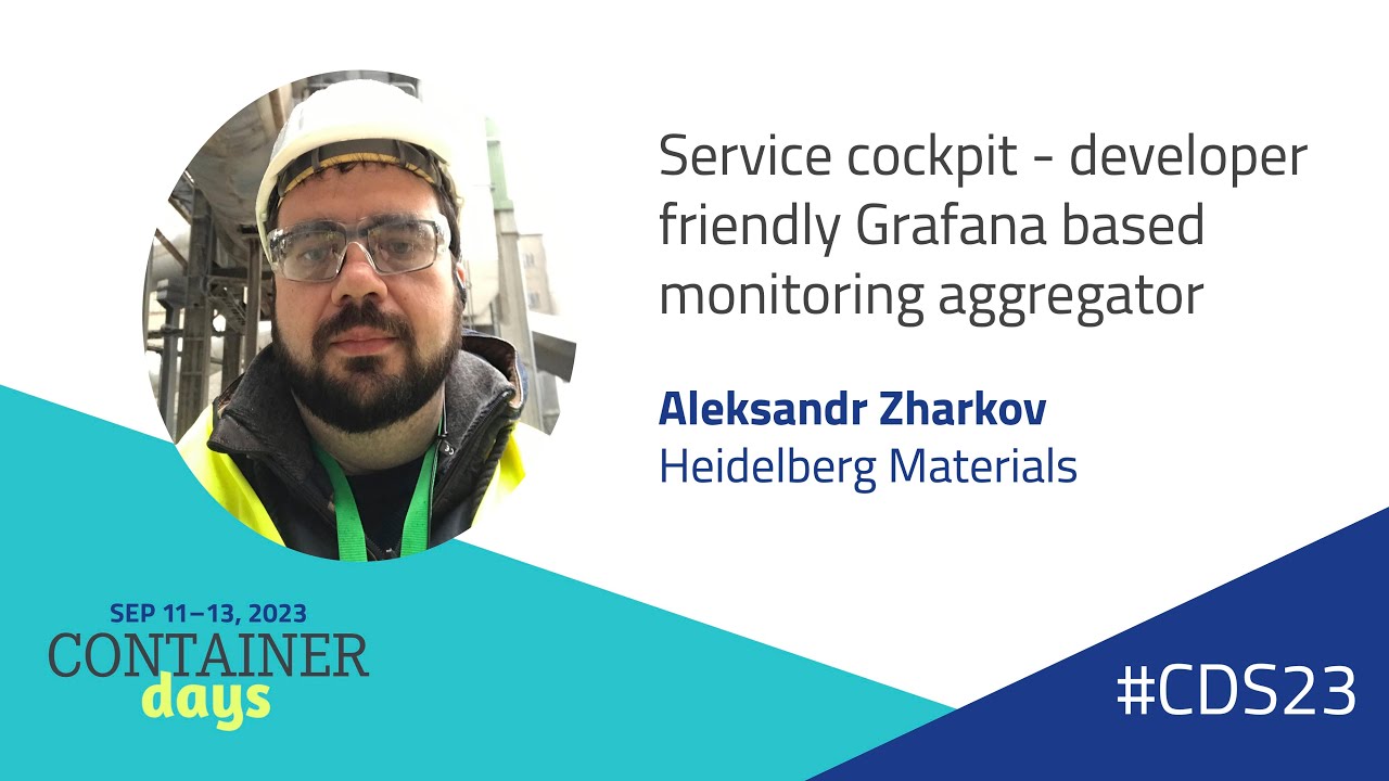 Service cockpit - developer friendly Grafana based monitoring aggregator - Aleksandr Zharkov