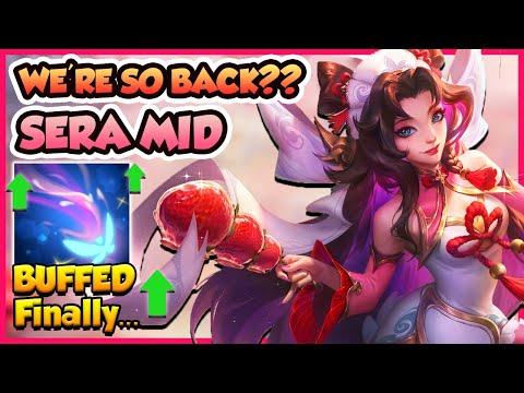 🥺🥺 SERAPHINE MID FINALLY GOT BUFFED (AND SHE EATS) | Challenger Seraphine Mid | Erick Dota