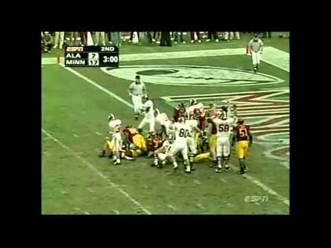 2004 Music City Bowl - Alabama vs. Minnesota Highlights