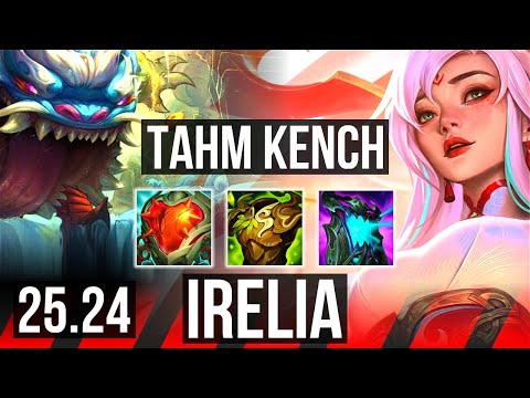TAHM KENCH vs IRELIA (TOP) | Perfect KDA: 8/0/6 | EUW Master | 25.24