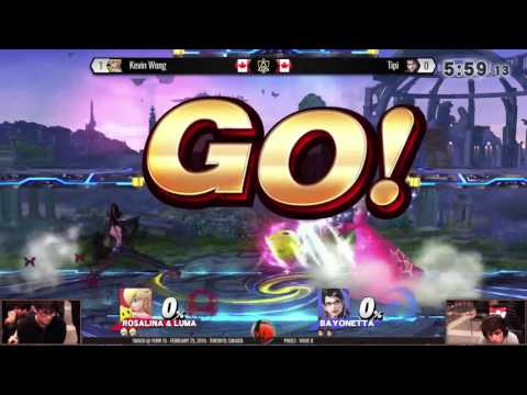 Smash at York 15 - Kevin Wong (Rosalina) vs Tipi (Bayonetta) - Smash 4 Wave B Pools