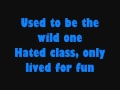 The Runaways - schooldays lyrics on screen 