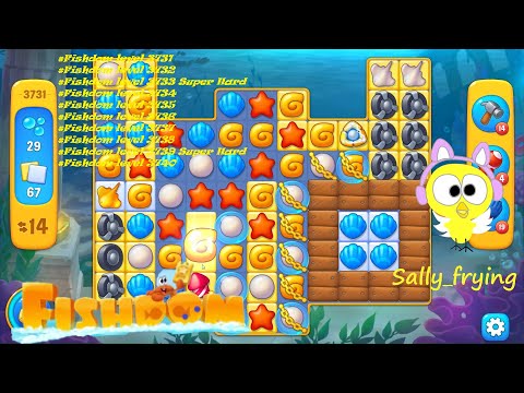 Fishdom level 3731 to 3740