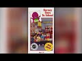 Barney Goes To School 1990 1992 VHS Release