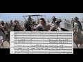 Far And Away The Land Race With Brass Sheet Music