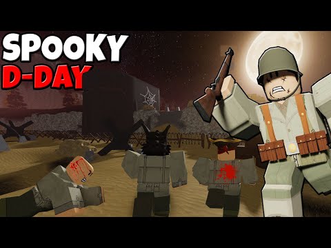 Spookiest D-DAY Beach Invasion EVER! - Roblox: Omaha Beach