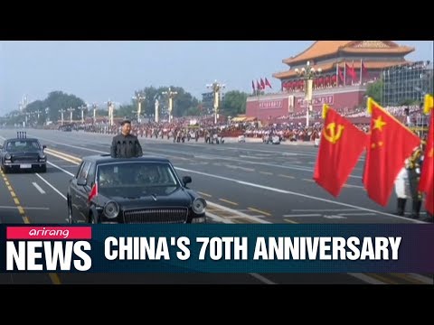 China celebrates 70th anniversary of Communist Party rule with military parade in Beijing