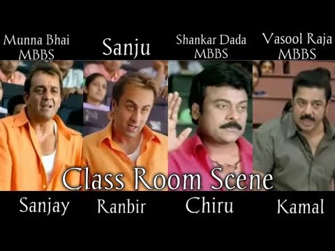 Sanju vs Munna Bhai MBBS vsVasool Raja MBBS vs Shankar Dada MBBS||Ranbir vs Sanjay Dutt vs Chiranji