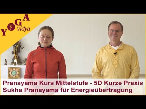 5D Pranayama Kurs Mittelstufe - Sukha Pranayama für Energieübertragung mit Mulabandha Varianten