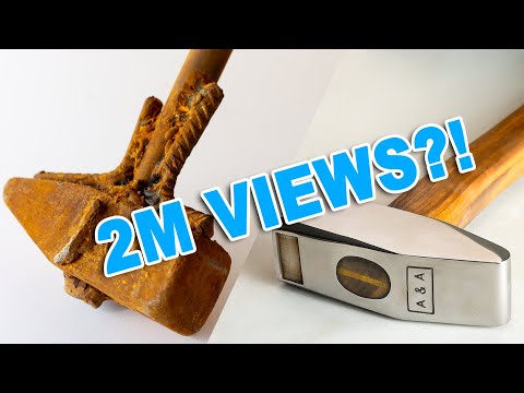 VERY RUSTY HAMMER RESTORATION | #rusty #hammer #restoration