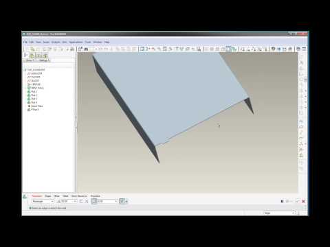 Pro/ENGINEER WildFire 4.0 Sheetmetal Part 1