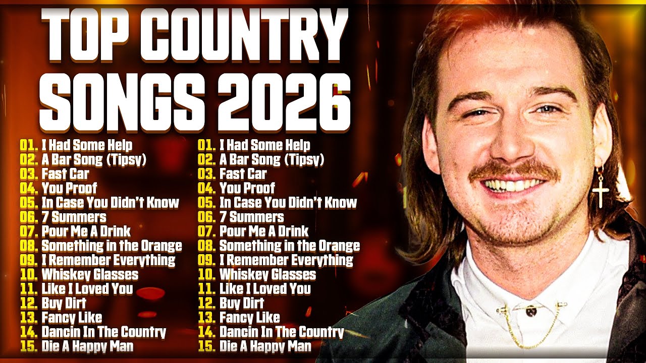 Country Music 2025 - Top Country Songs Playlist - Morgan Wallen Zach Bryan Luke Combs Thomas Rhett
