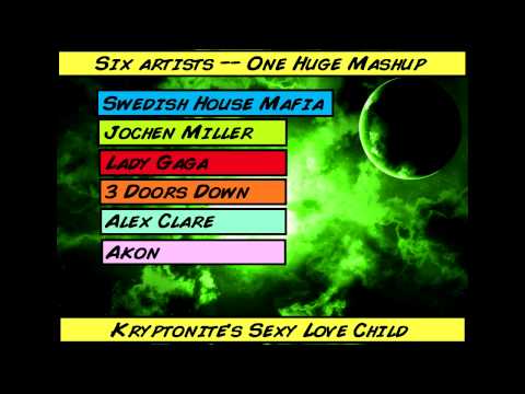 SHM vs. Jochen Miller vs. Lady Gaga vs. Various Artists - Kryptonite's Sexy Love Child