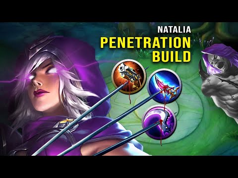 WHY NATALIA IS CALLED NATALIAPHOBIA (with penetration build) | NATALIA BEST BUILD 2023 - MLBB