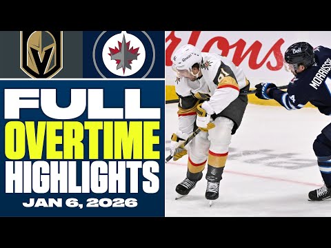 Vegas Golden Knights at Winnipeg Jets | FULL Overtime Highlights - January 6, 2026