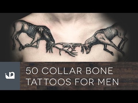 Guy Collar Bone Tattoos