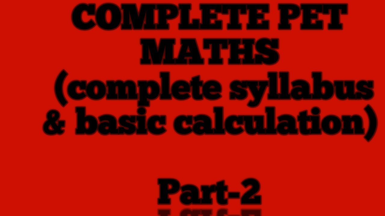 basic calculations PART-2